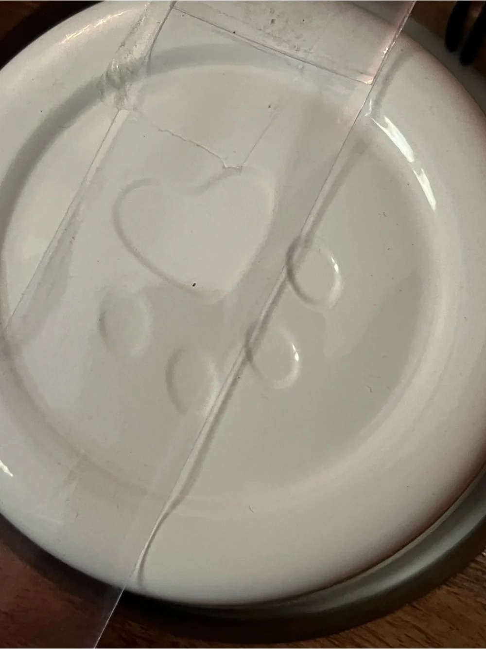 Live Love Meow Double Cat Bowl Set - White metal bowls with ceramic like coat.